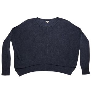 ARITZIA WILFRED Silk, Cotton & Cashmere Lightweight Sweater Shirt Sz XS Gray